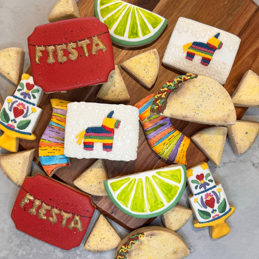 Cinco de Mayo (8 cookies plus 6 mini cookies)