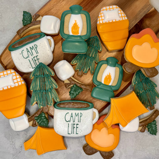 Camping Set (Set of 8 Cookies)