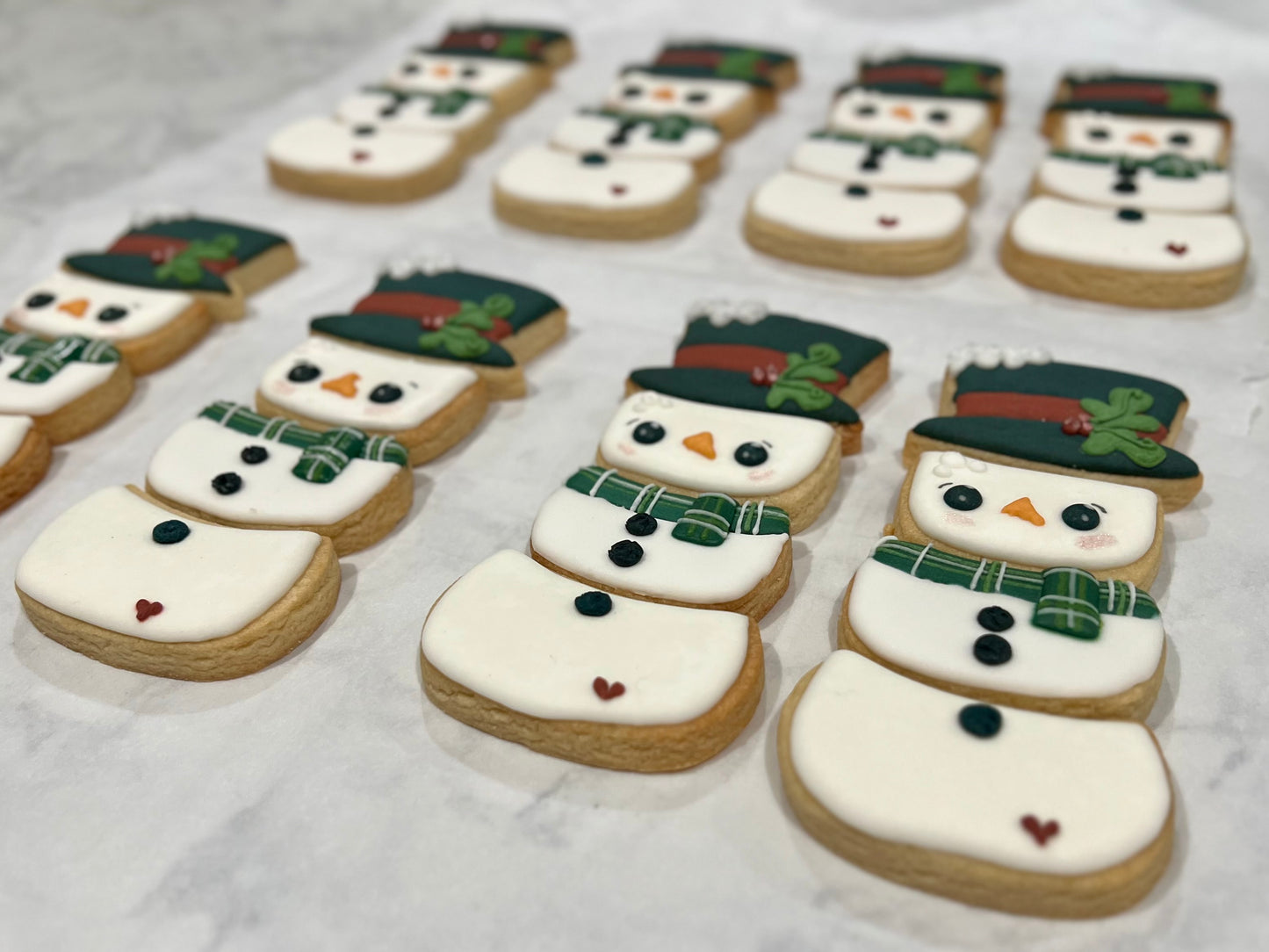 Boxed Snowman (Set of 4 Mini Cookies)