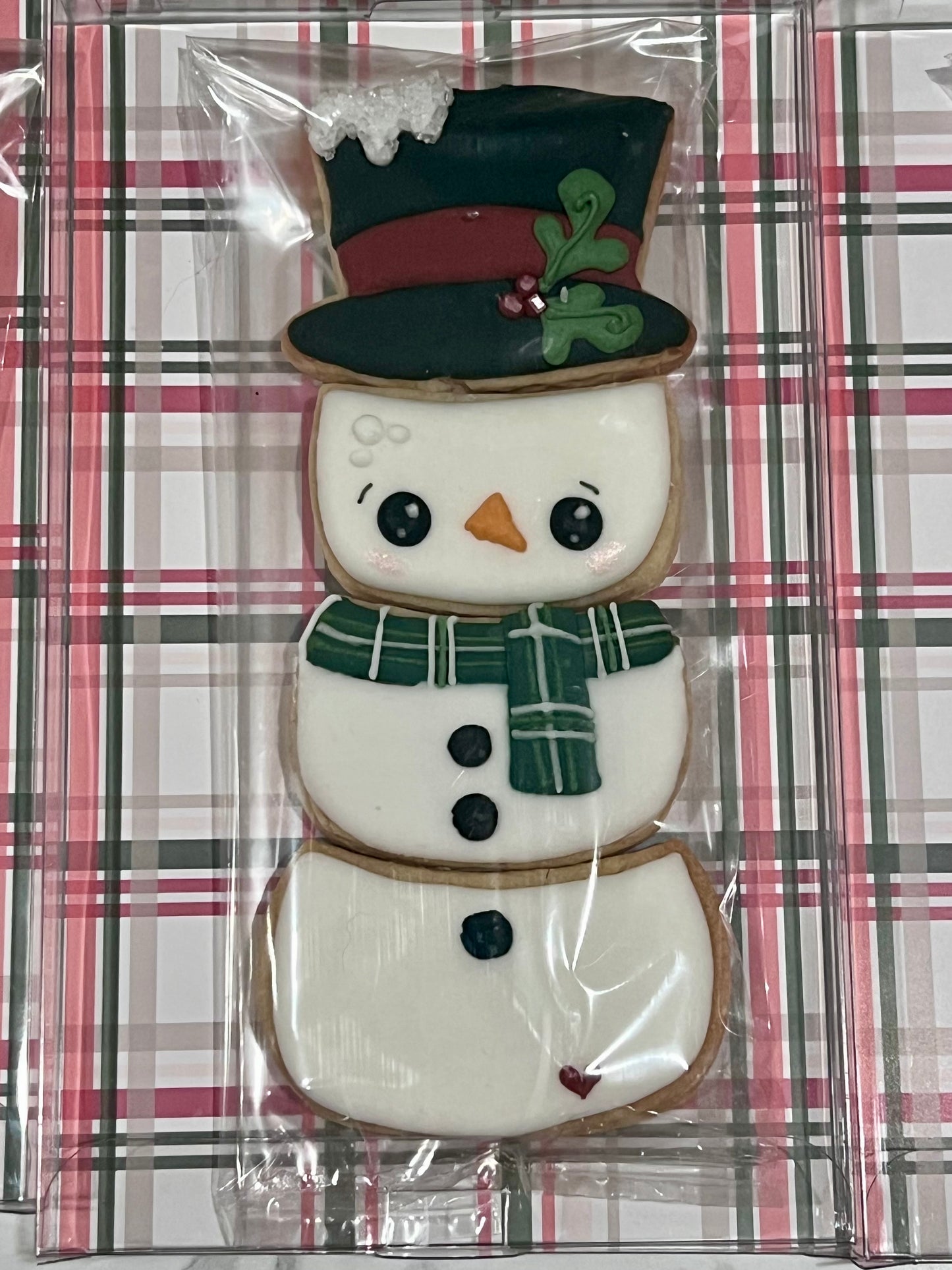 Boxed Snowman (Set of 4 Mini Cookies)