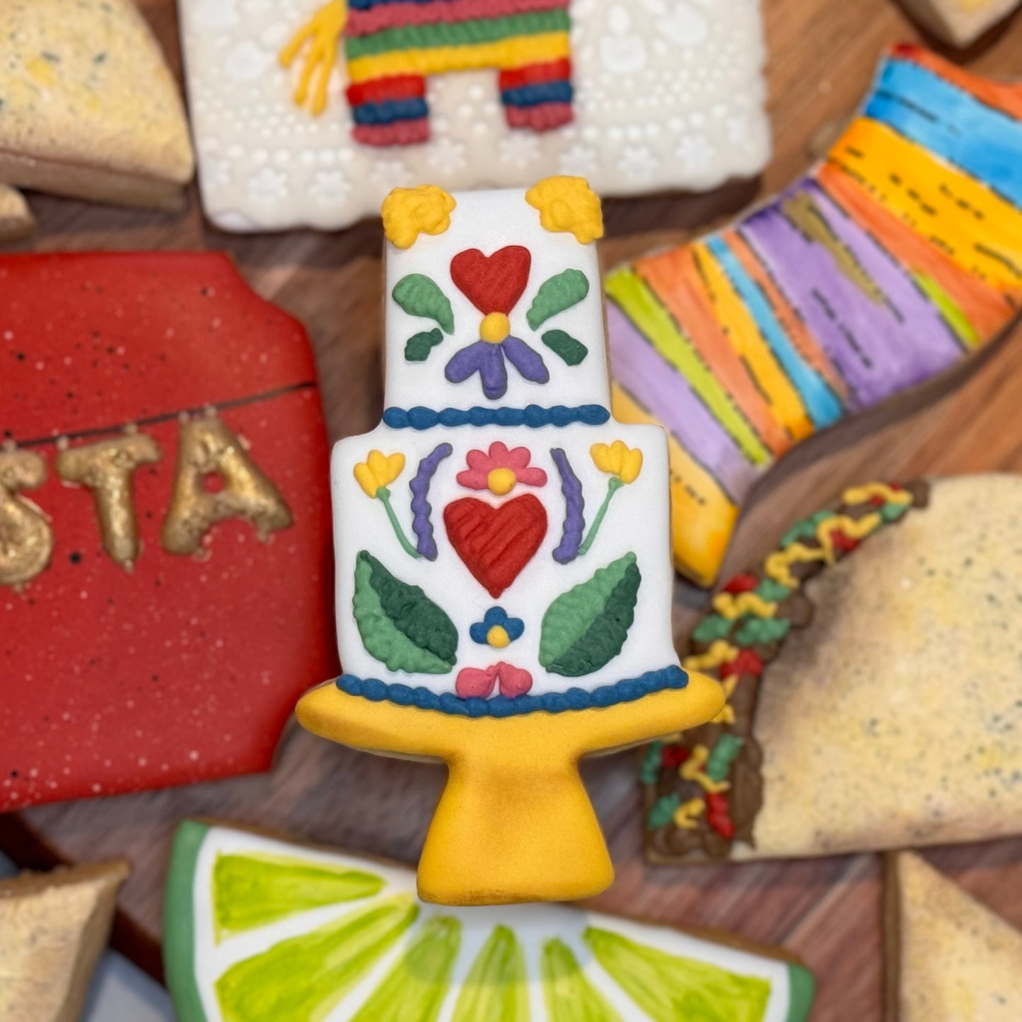 Cinco de Mayo (8 cookies plus 6 mini cookies)