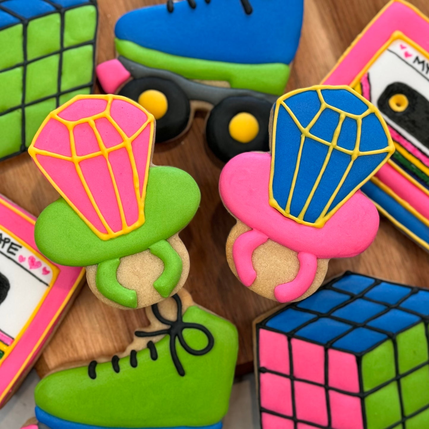 80s/90s Neon Half Dozen