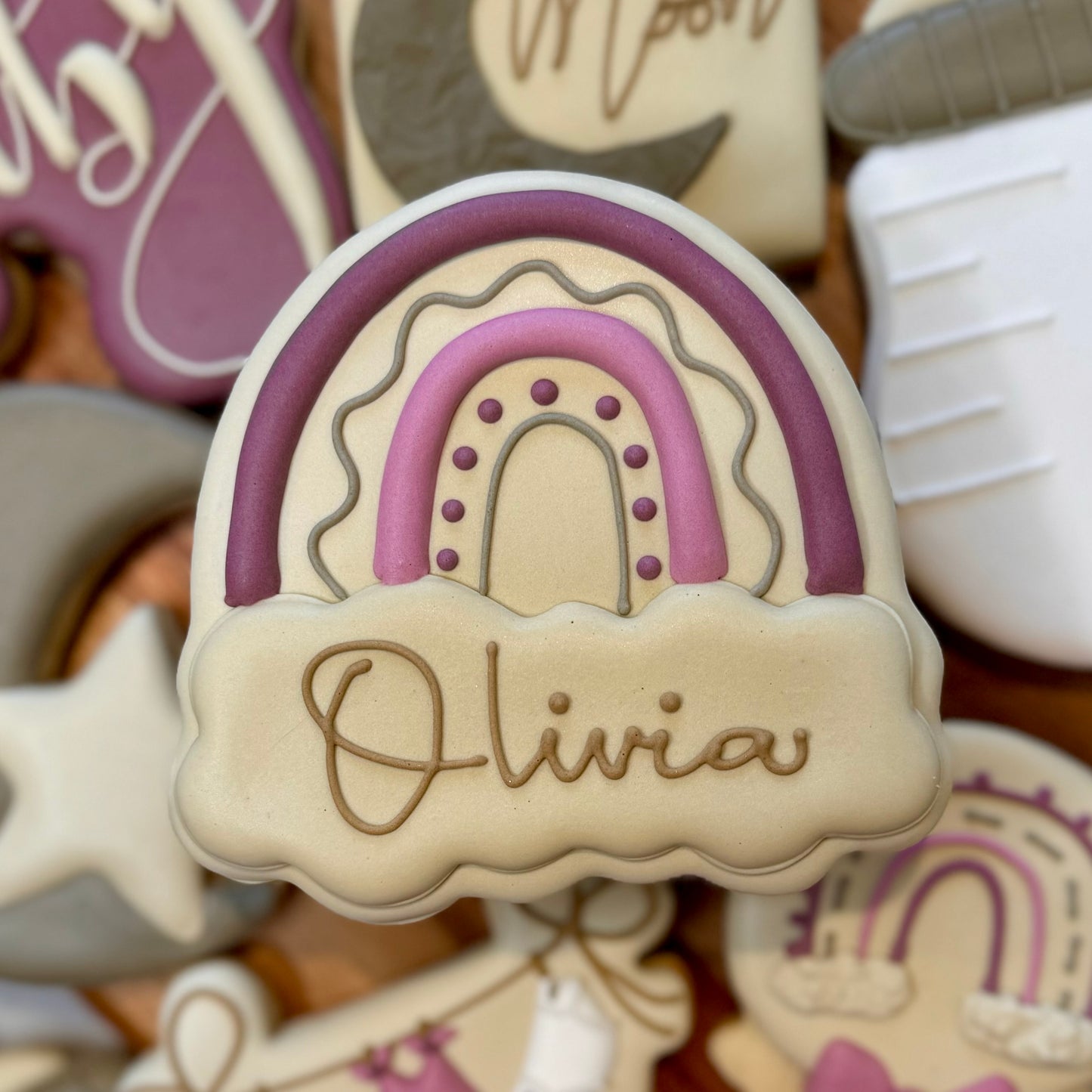 Rainbow/Over The Moon (10 cookies)