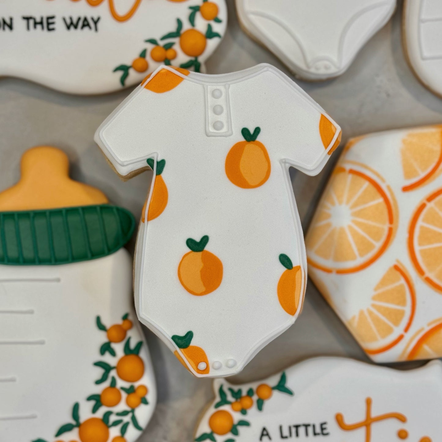 A Little Cutie is on the Way (9 cookies)