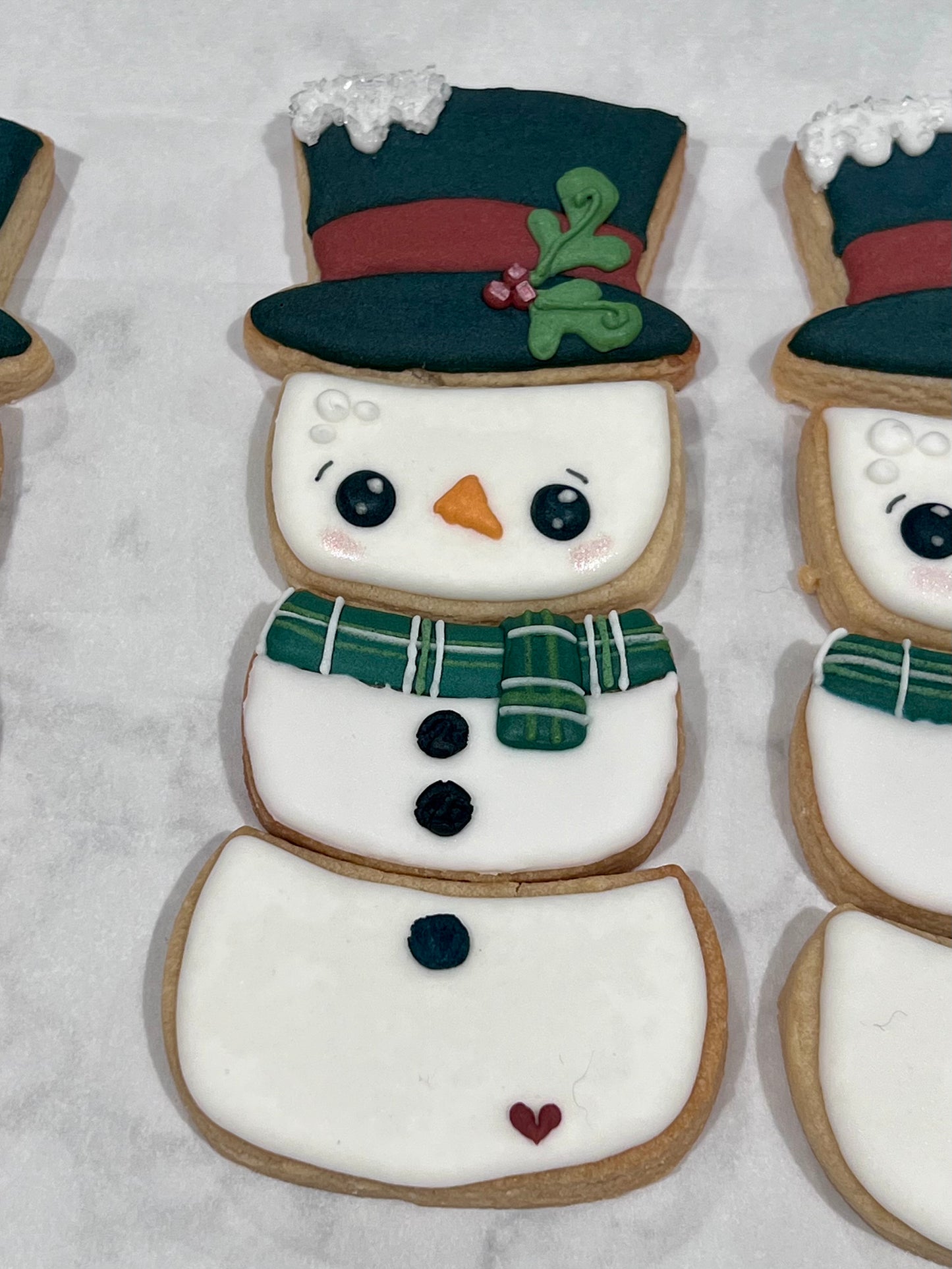 Boxed Snowman (Set of 4 Mini Cookies)