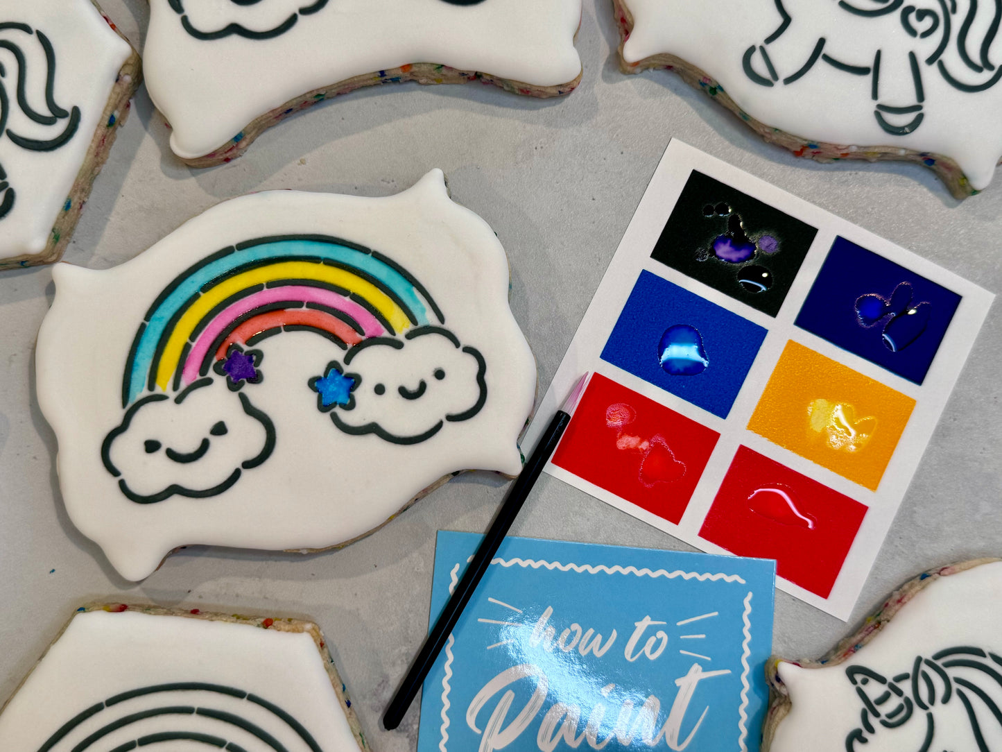 "Hello Summer" Paint-Your-Own Cookie
