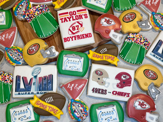 Super Bowl - Set of 8 Cookies