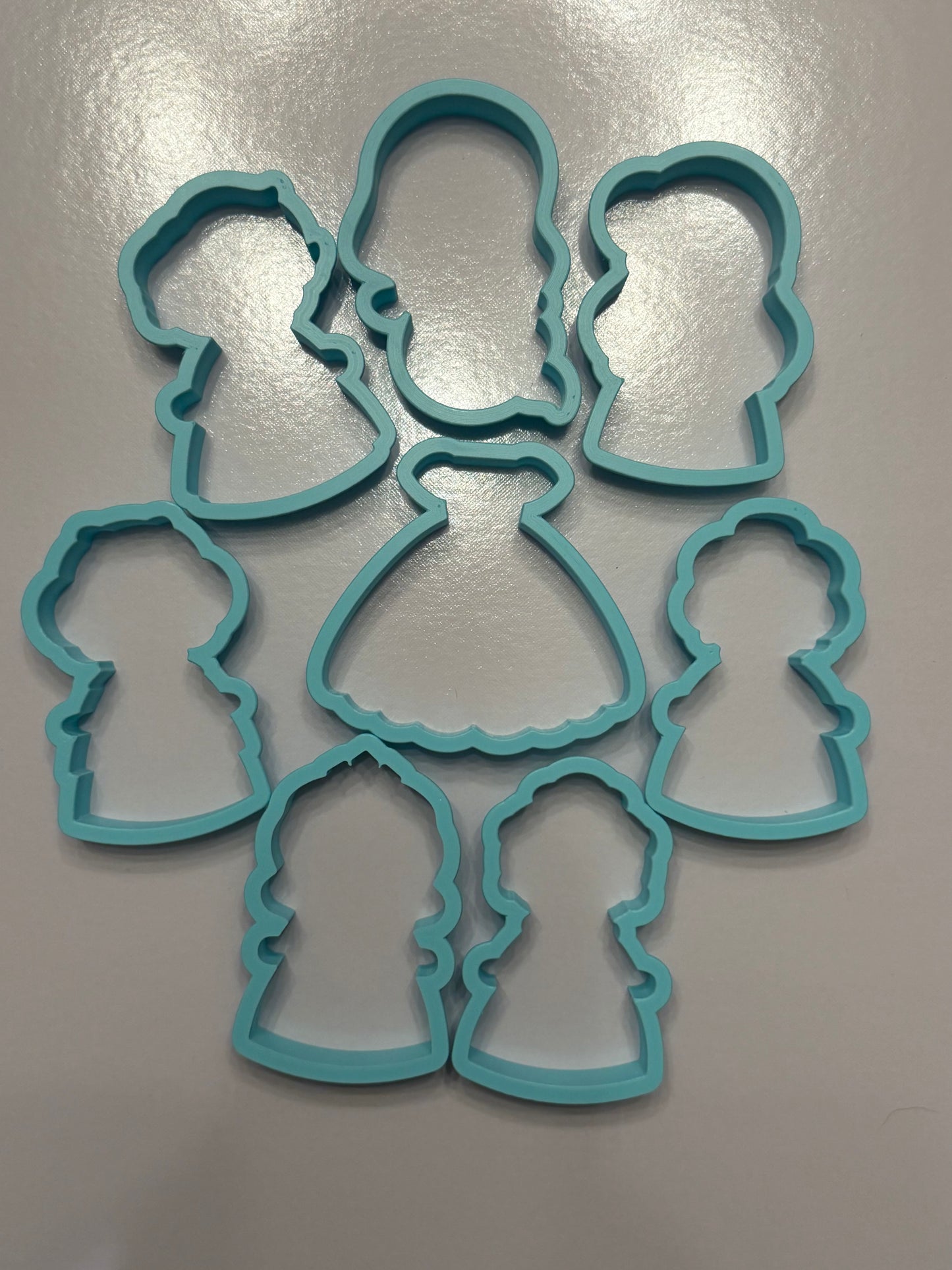 Disney Princess Inspired Cutters - 8 Piece Set