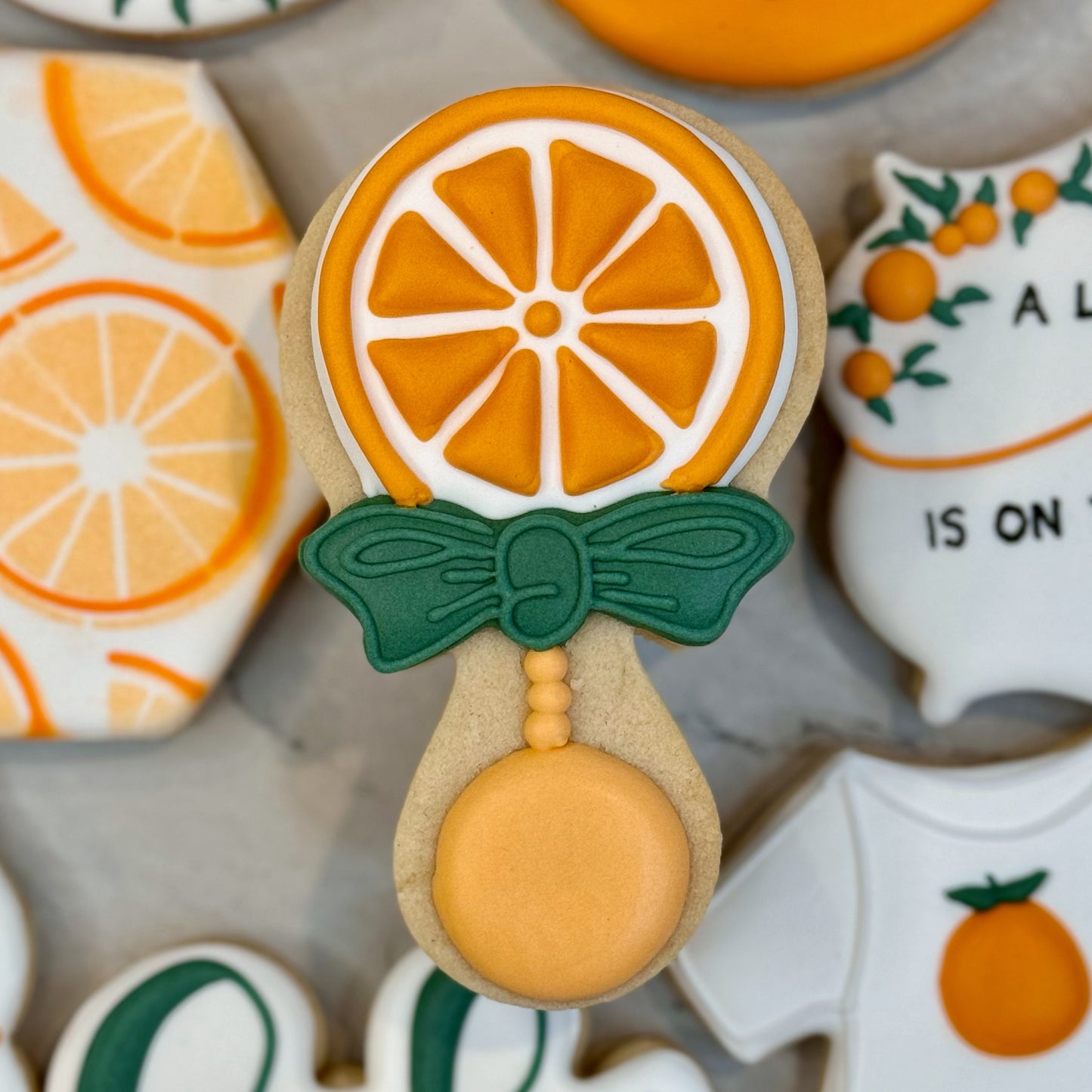 A Little Cutie is on the Way (9 cookies)