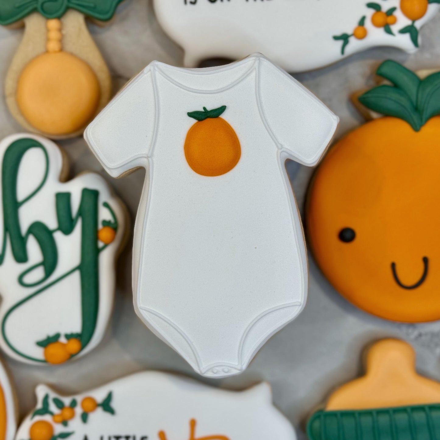 A Little Cutie is on the Way (9 cookies)