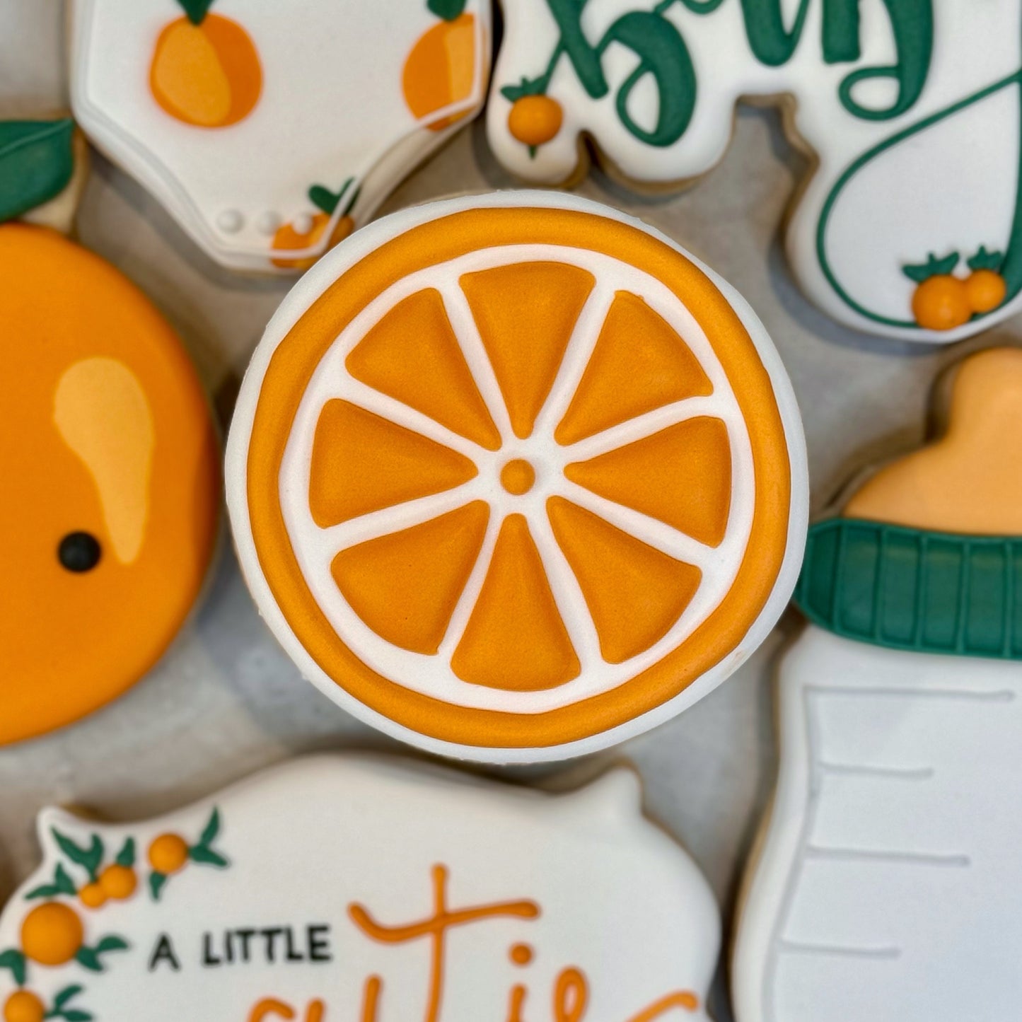 A Little Cutie is on the Way (9 cookies)