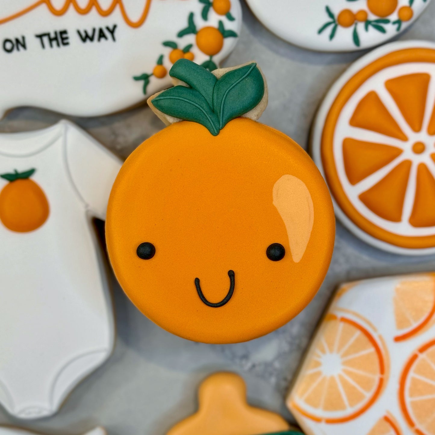 A Little Cutie is on the Way (9 cookies)