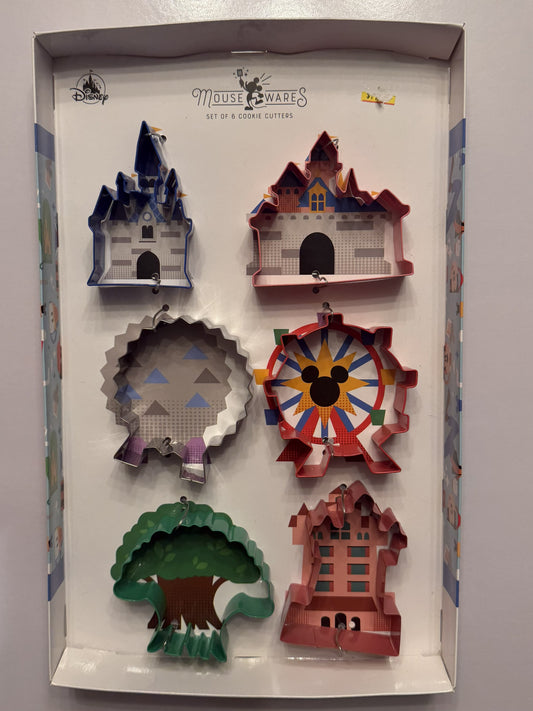 Disney Cookie Cutter Set - Mouse Wares - Park Icons